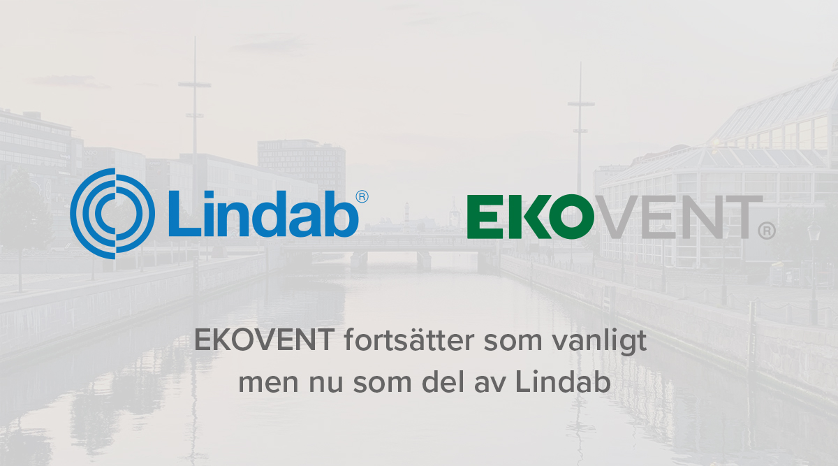 2020/10 - Lindab förvärvar EKOVENT AB